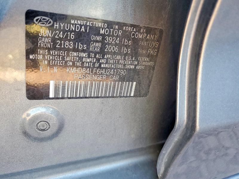 2017 Hyundai Elantra se
