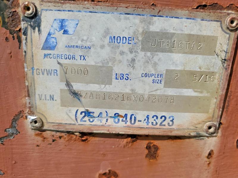 2006 Pace American JT816TA2 Enclosed Cargo Trailer