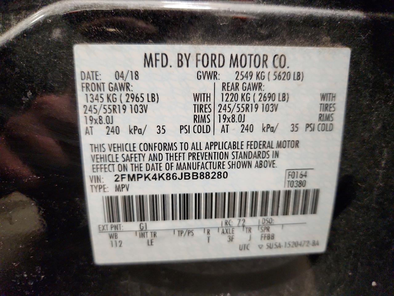 2018 Ford Edge Titanium