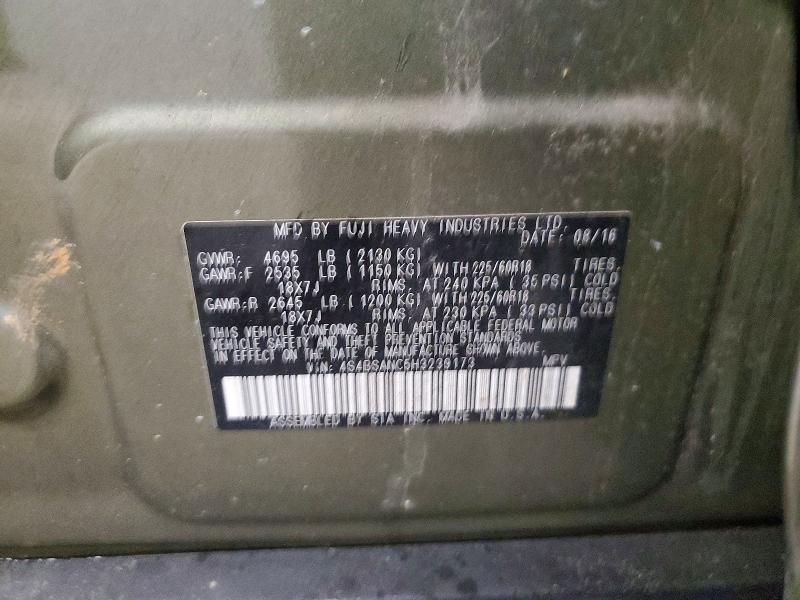 2017 Subaru Outback 2.5i Limited