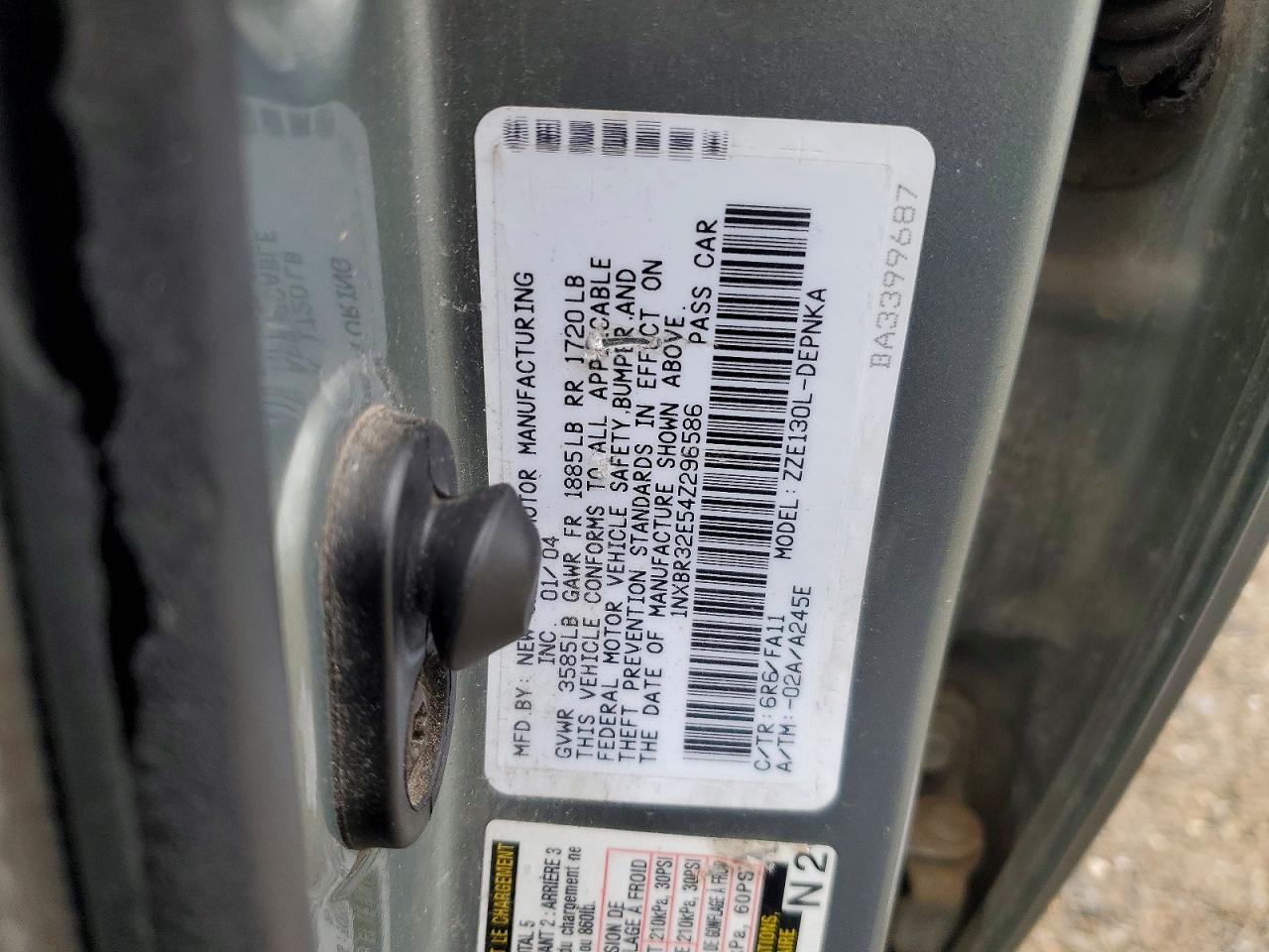 2004 Toyota Corolla ce