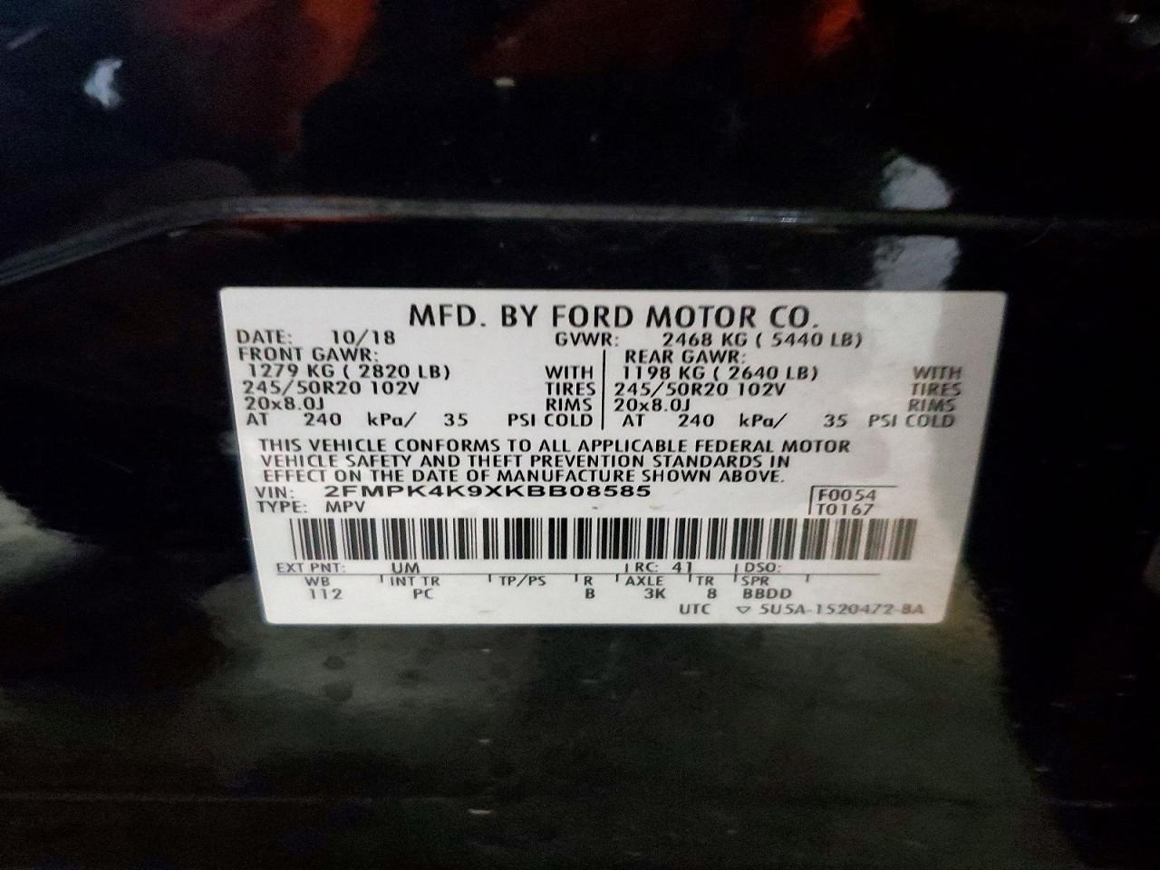 2019 Ford Edge Titanium
