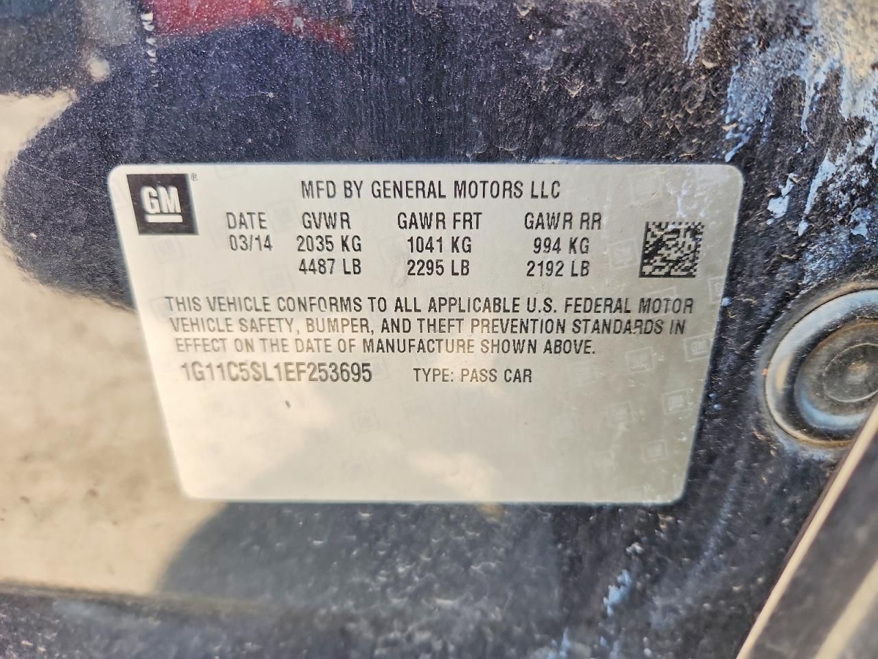 2014 Chevrolet Malibu 1LT