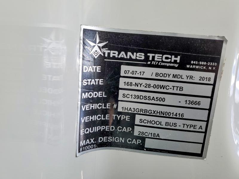 2017 Chev Rolet Express School Bus