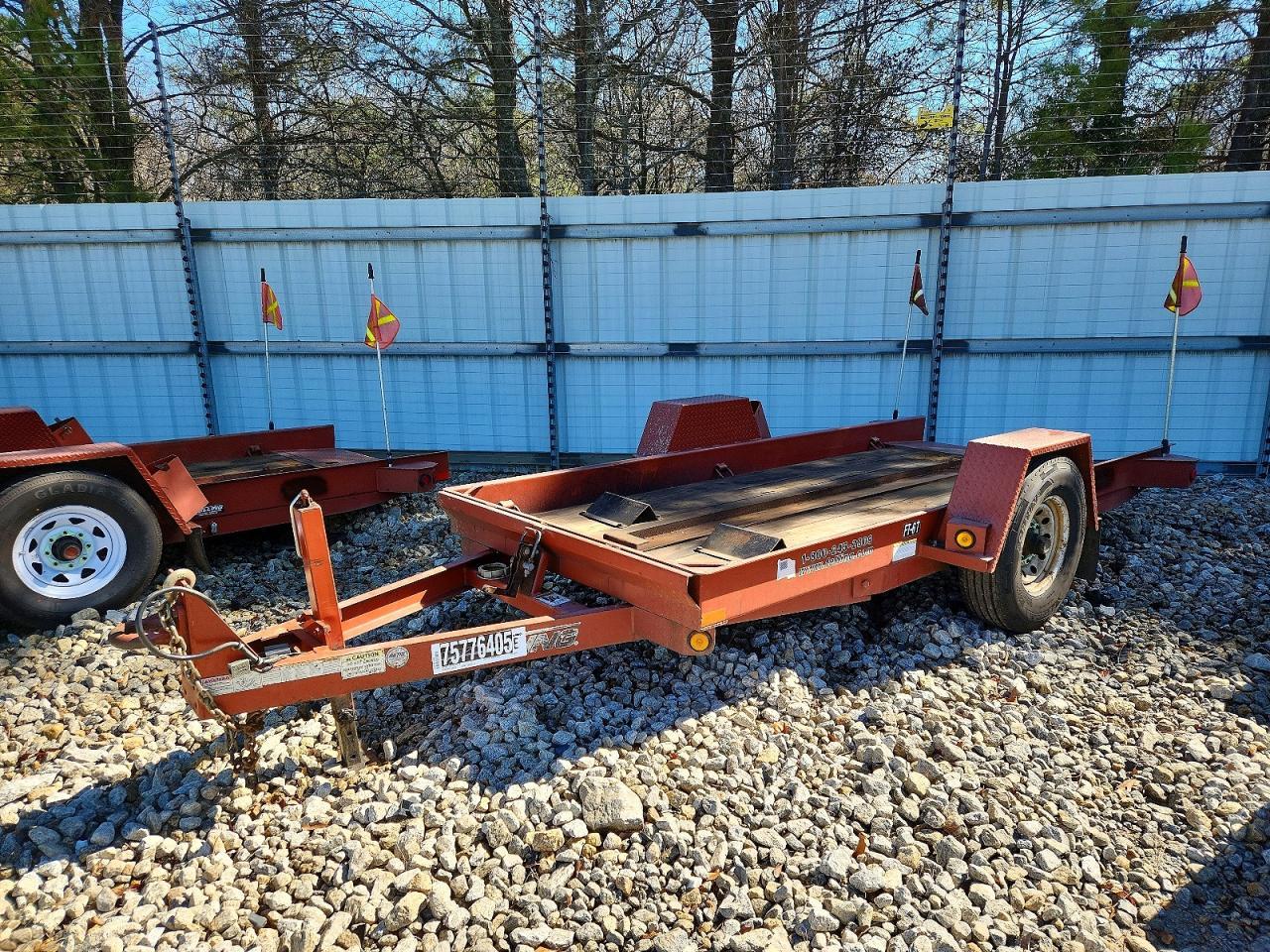 2015 Felling FT-6 T-1 Tilt Deck Equipment Trailer