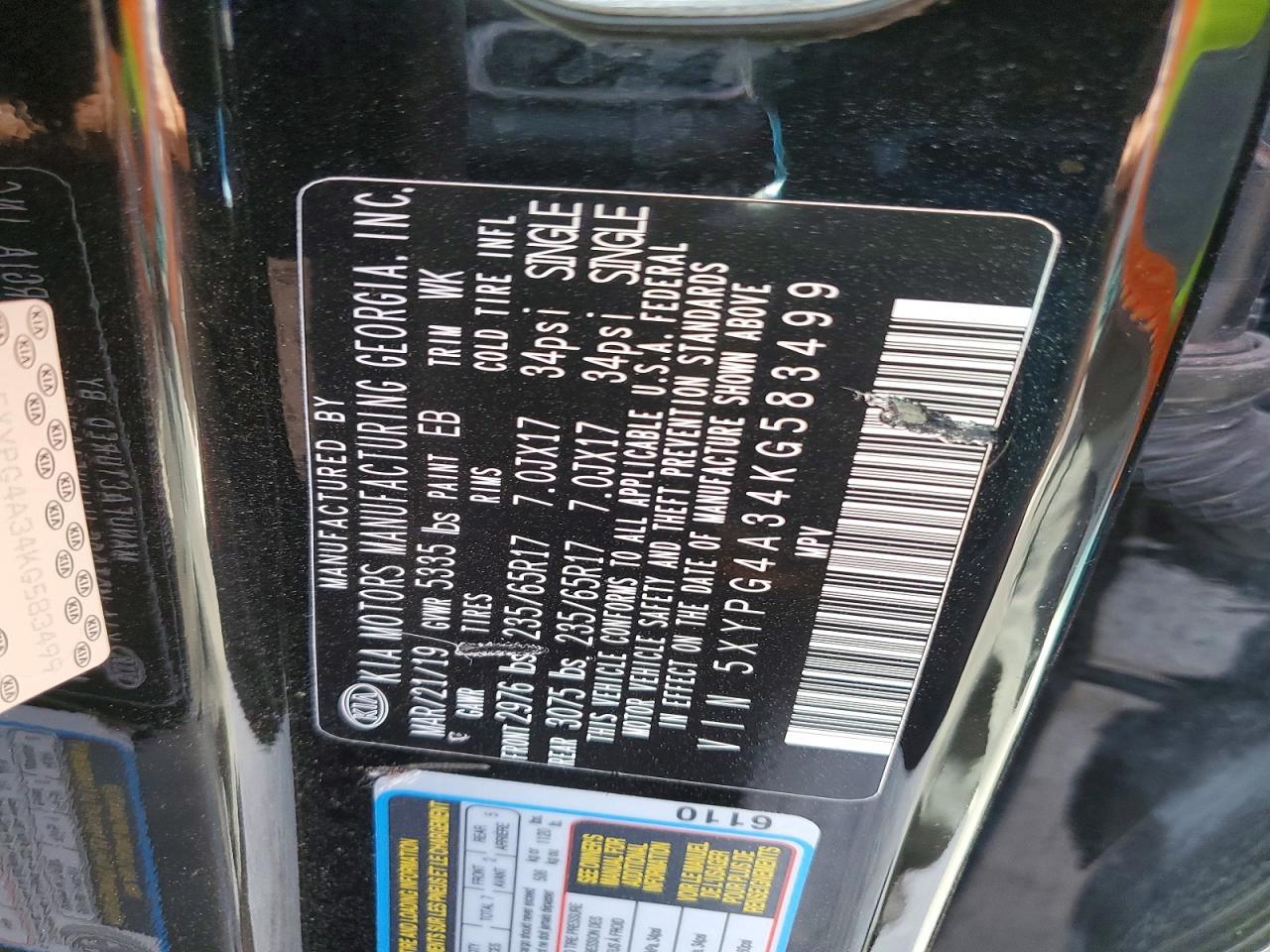 2019 KIA Sorento l