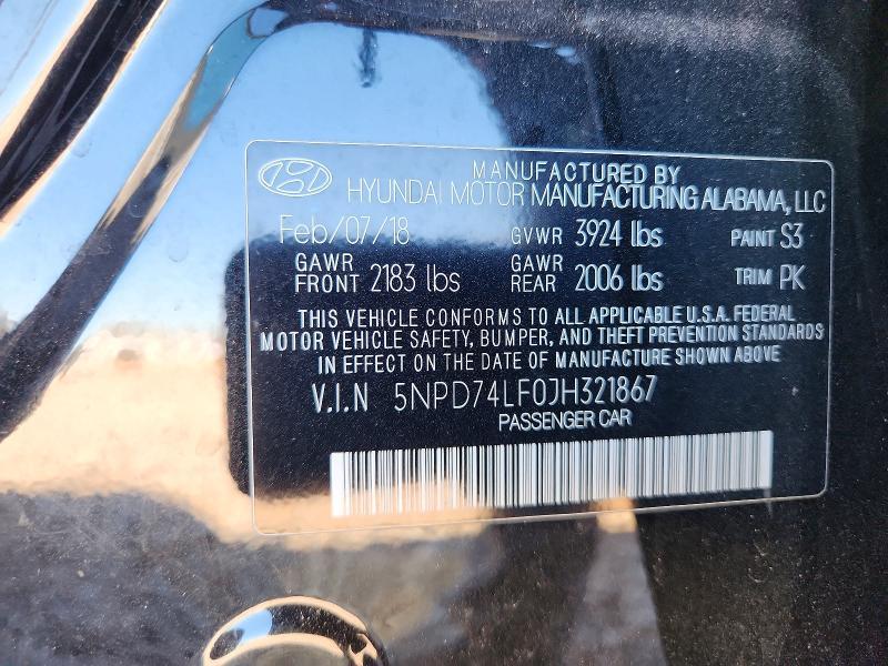 2018 Hyundai Elantra se