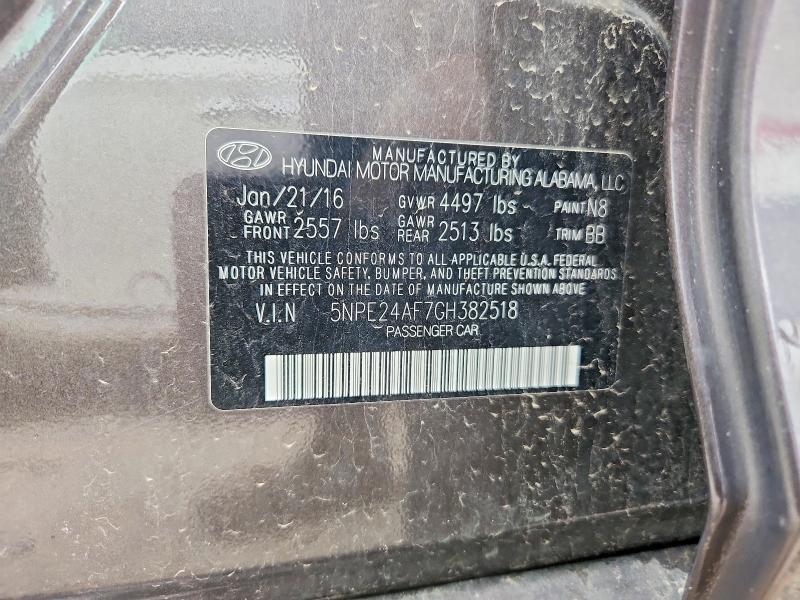 2016 Hyundai Sonata se
