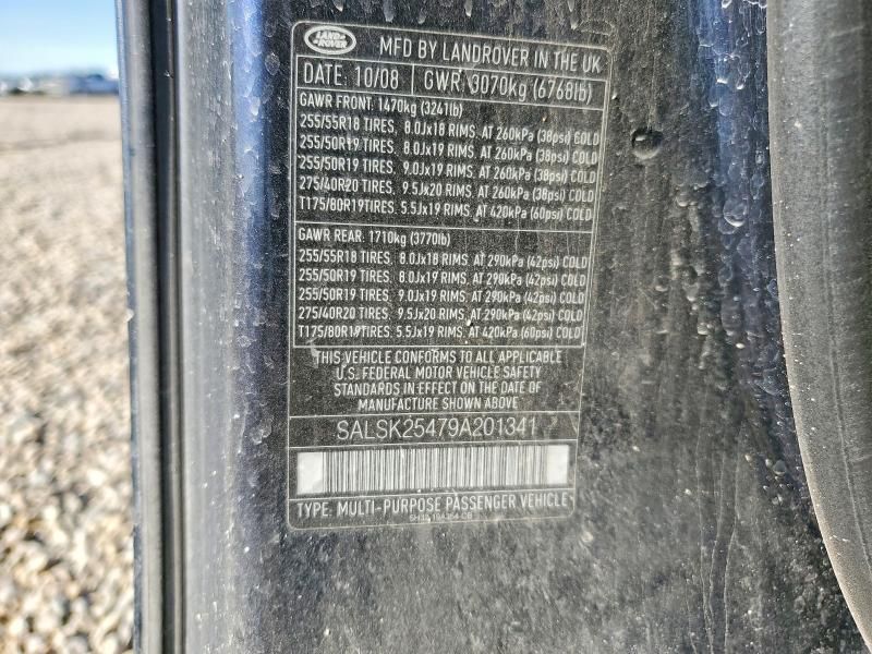 2009 Land Rover Range Rover Sport hse