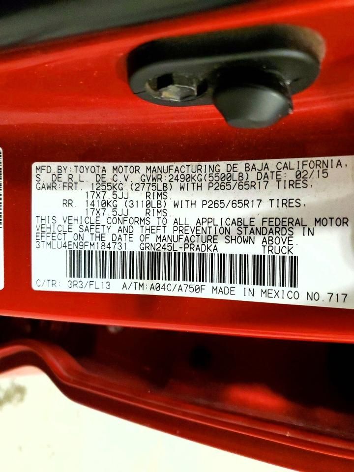 2015 Toyota Tacoma Double Cab