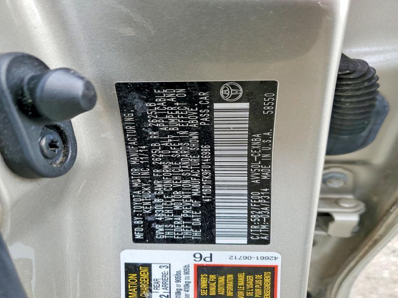 2015 Toyota Camry Hybrid