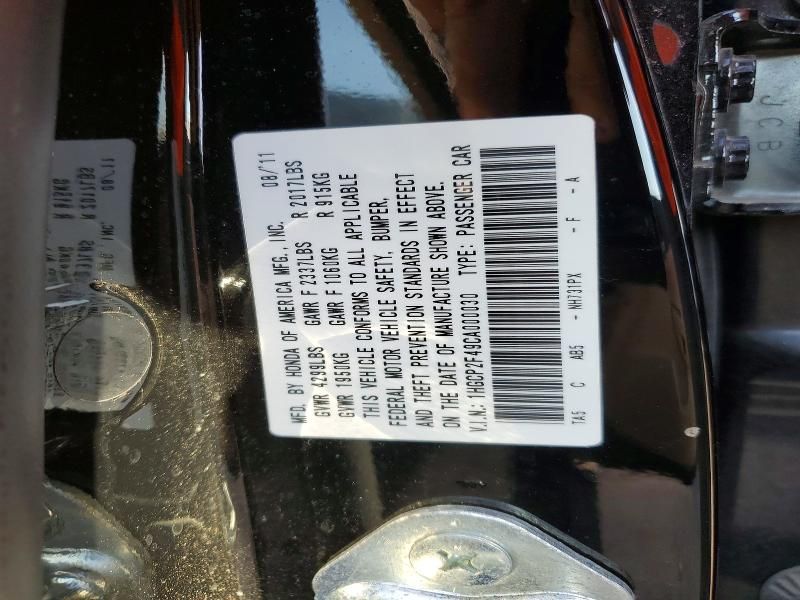 2012 Honda Accord lxp