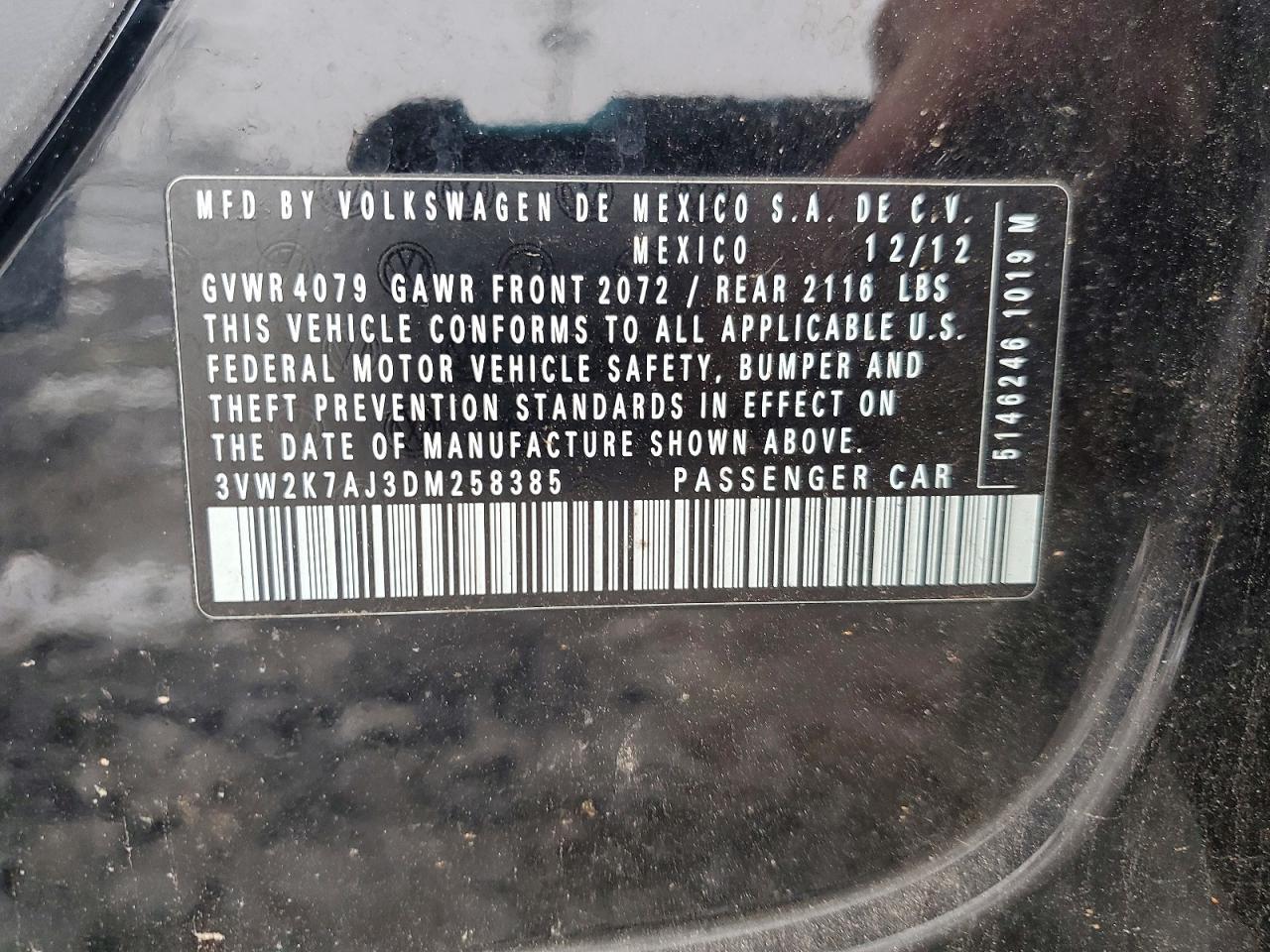 2013 Volkswagen Jetta Base