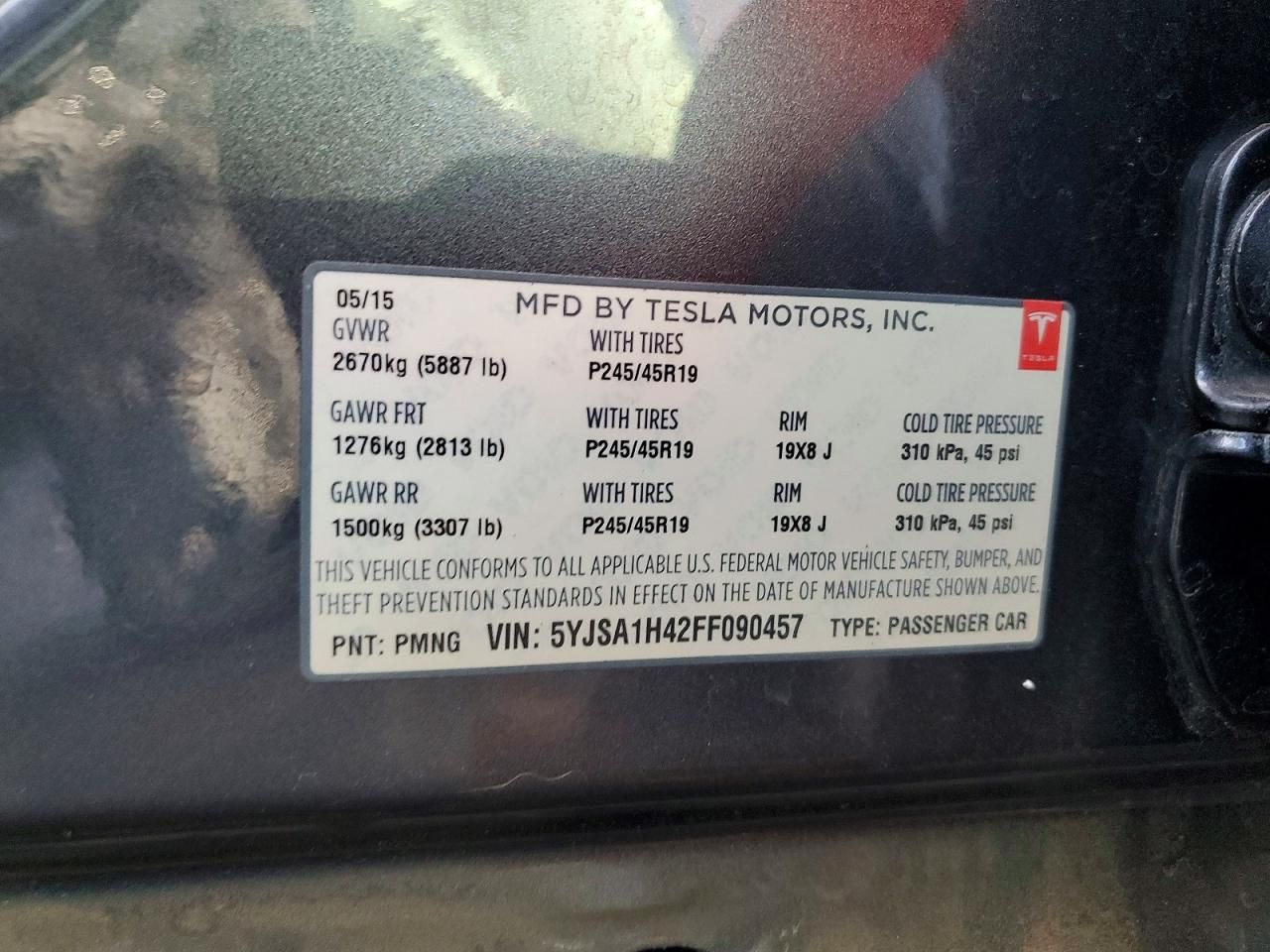 2015 Tesla Model s P85d