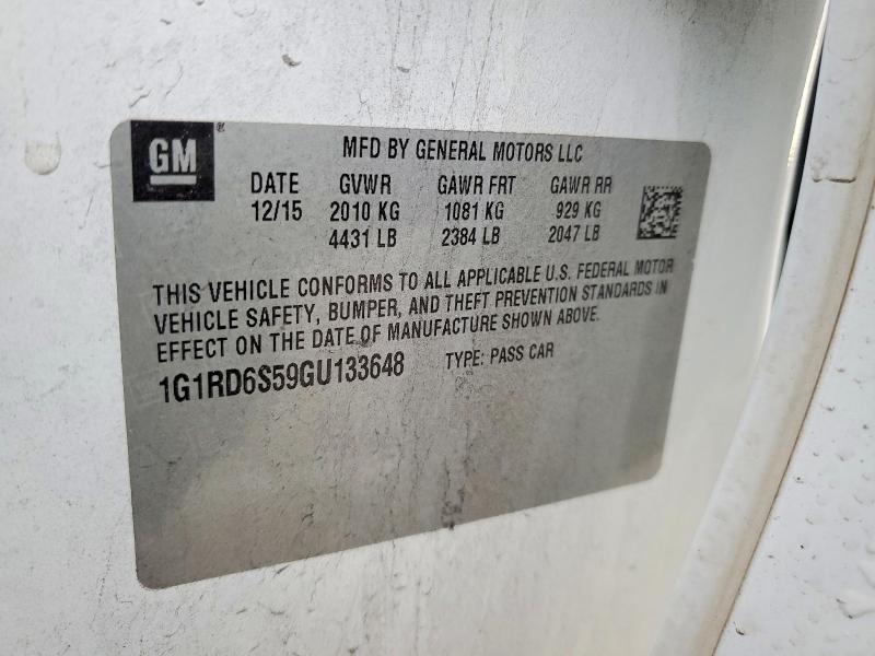 2016 Chevrolet Volt ltz