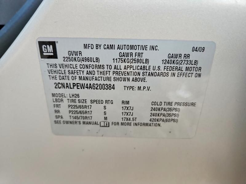 2010 Chevrolet Equinox lt