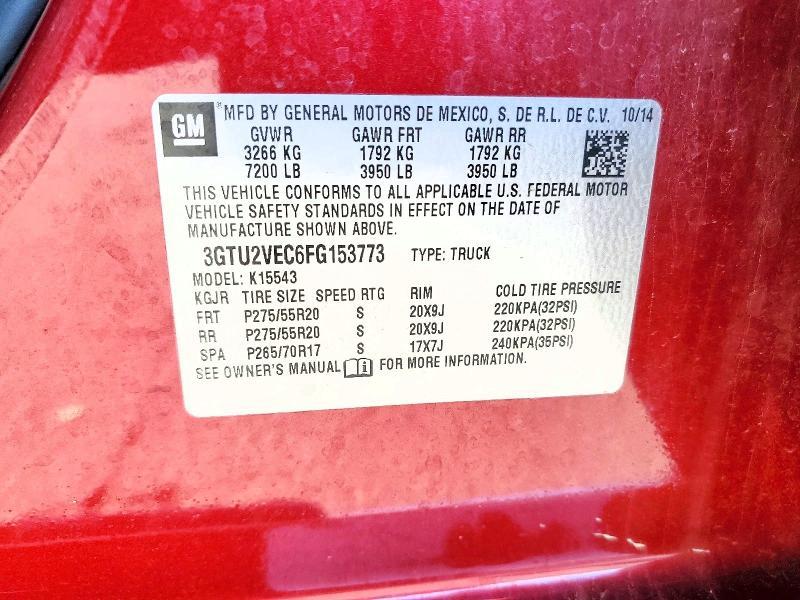 2015 GMC Sierra K1500 SLT