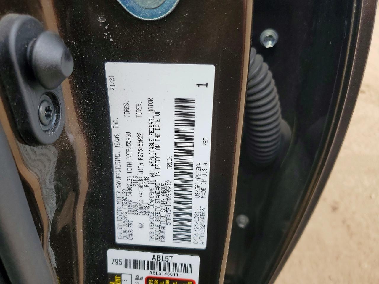 2021 Toyota Tundra Crewmax 1794