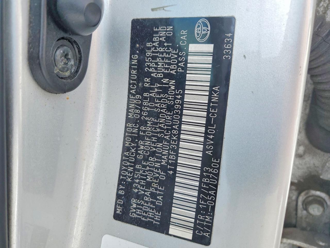 2010 Toyota Camry Base
