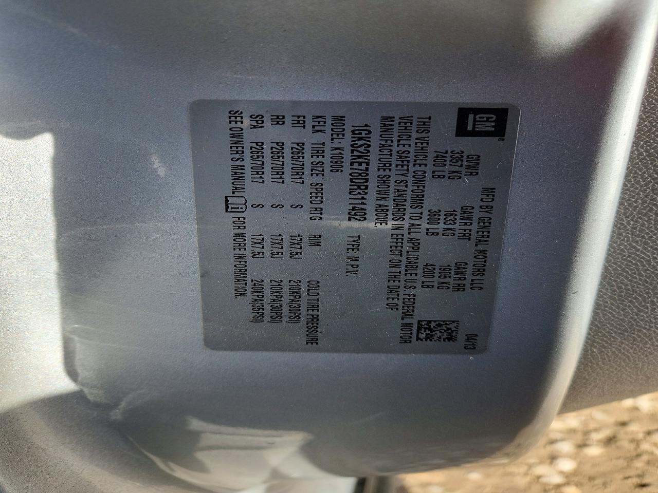 2013 GMC Yukon xl K1500 slt