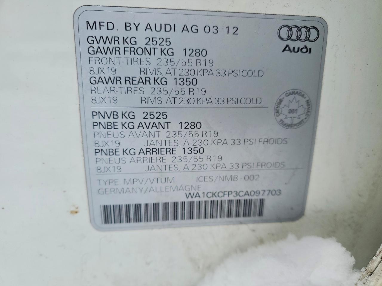 2012 Audi Q5