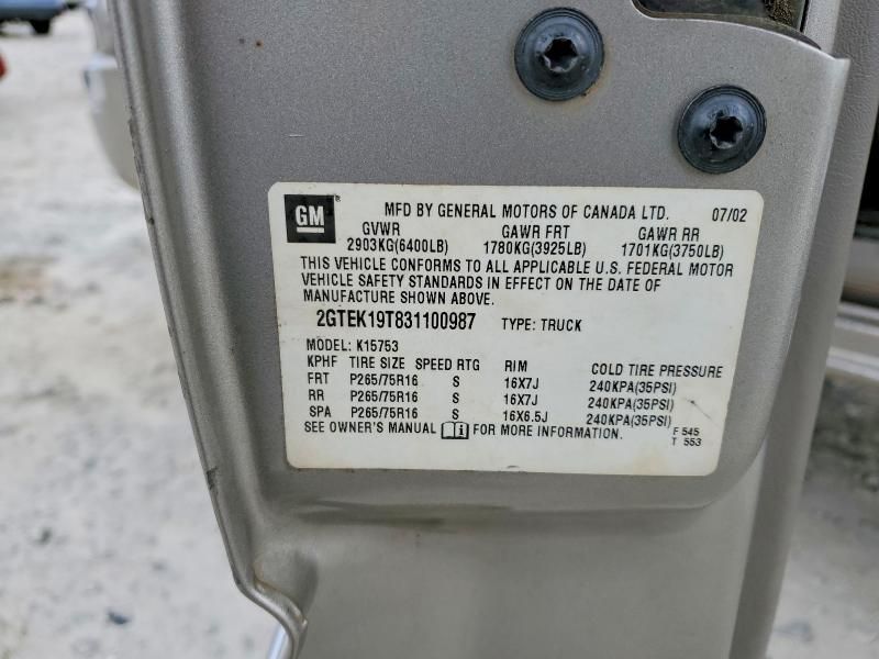 2003 GMC New Sierra K1500