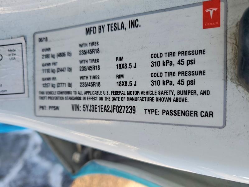 2018 Tesla Model 3