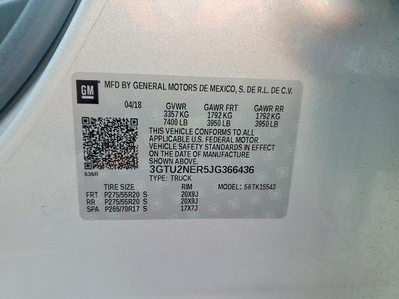 2018 GMC Sierra K1500 SLT