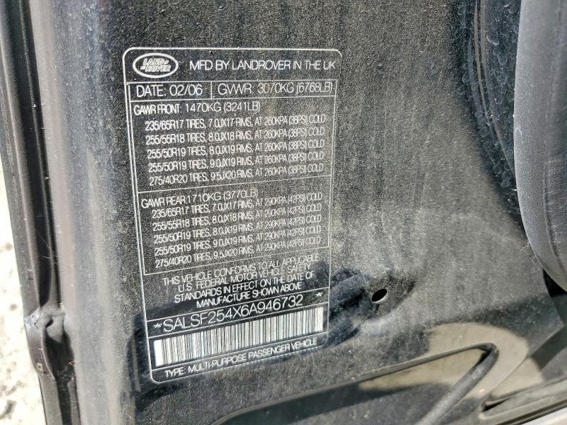 2006 Land Rover Range Rover Sport hse