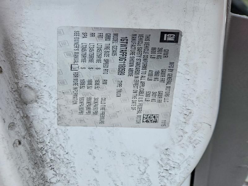 2016 GMC Savana G2500 Utility / Service van