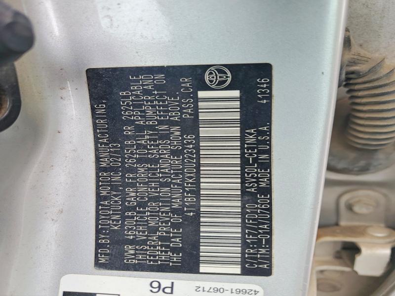 2013 Toyota Camry le