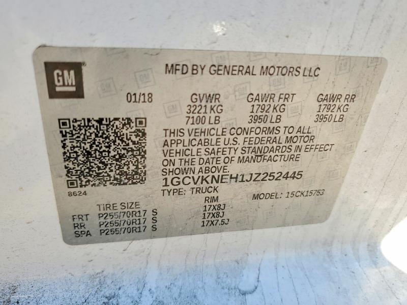 2018 Chevrolet Silverado K1500