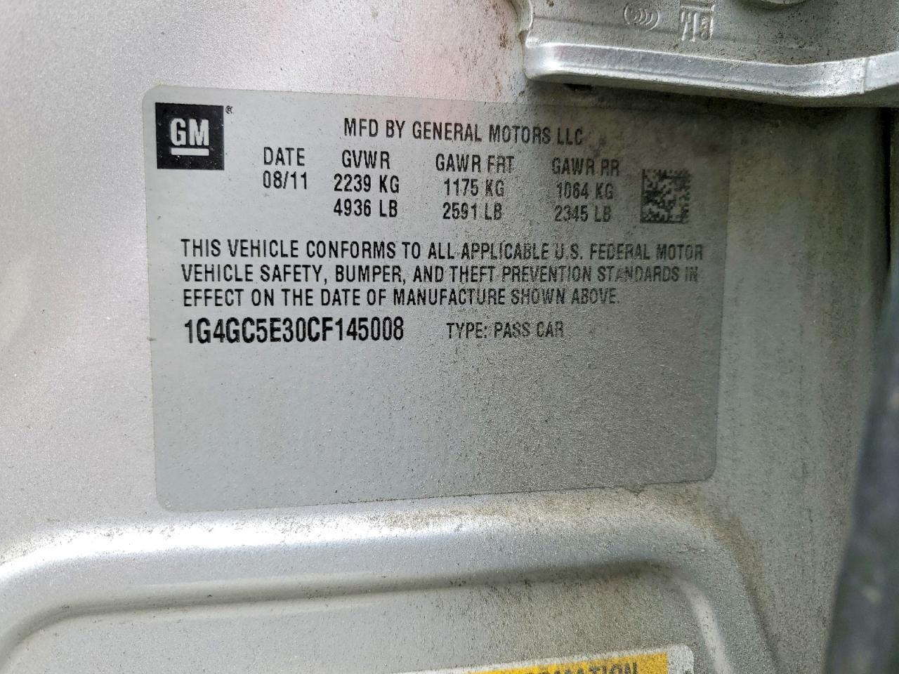 2012 Buick Lacrosse
