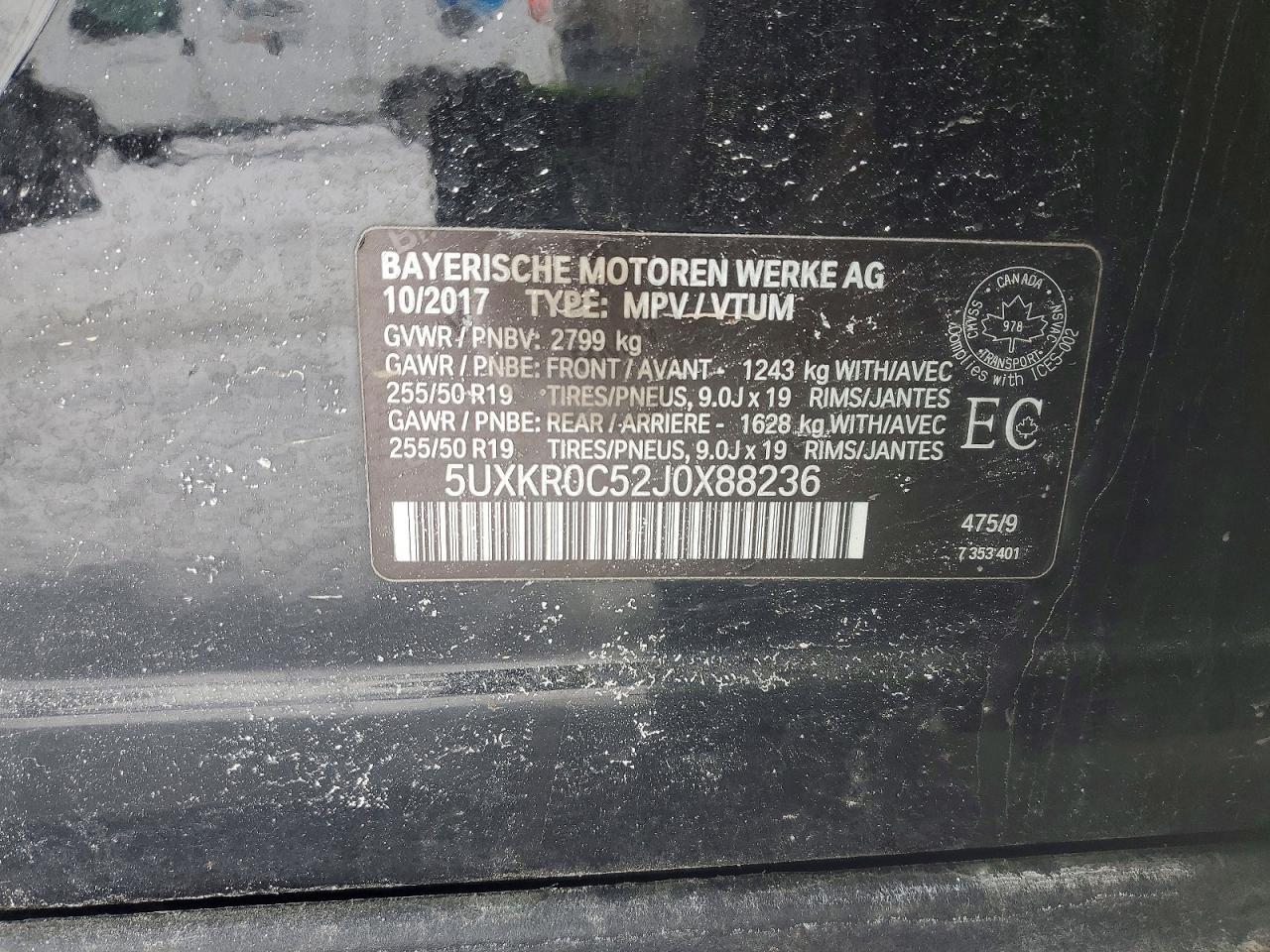2018 BMW X5 Xdrive35i