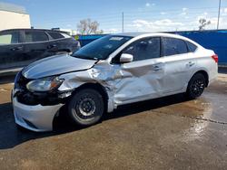 2017 Nissan Sentra s en venta en Anthony, TX