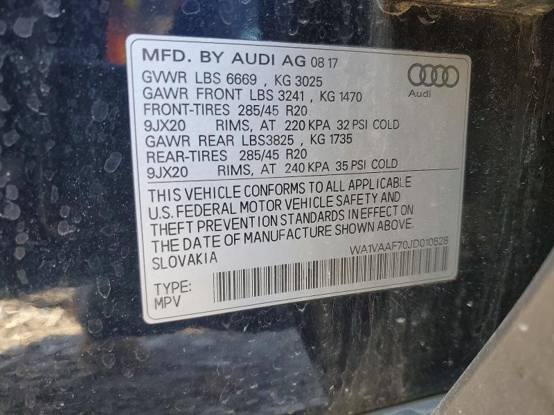 2018 Audi Q7 Prestige