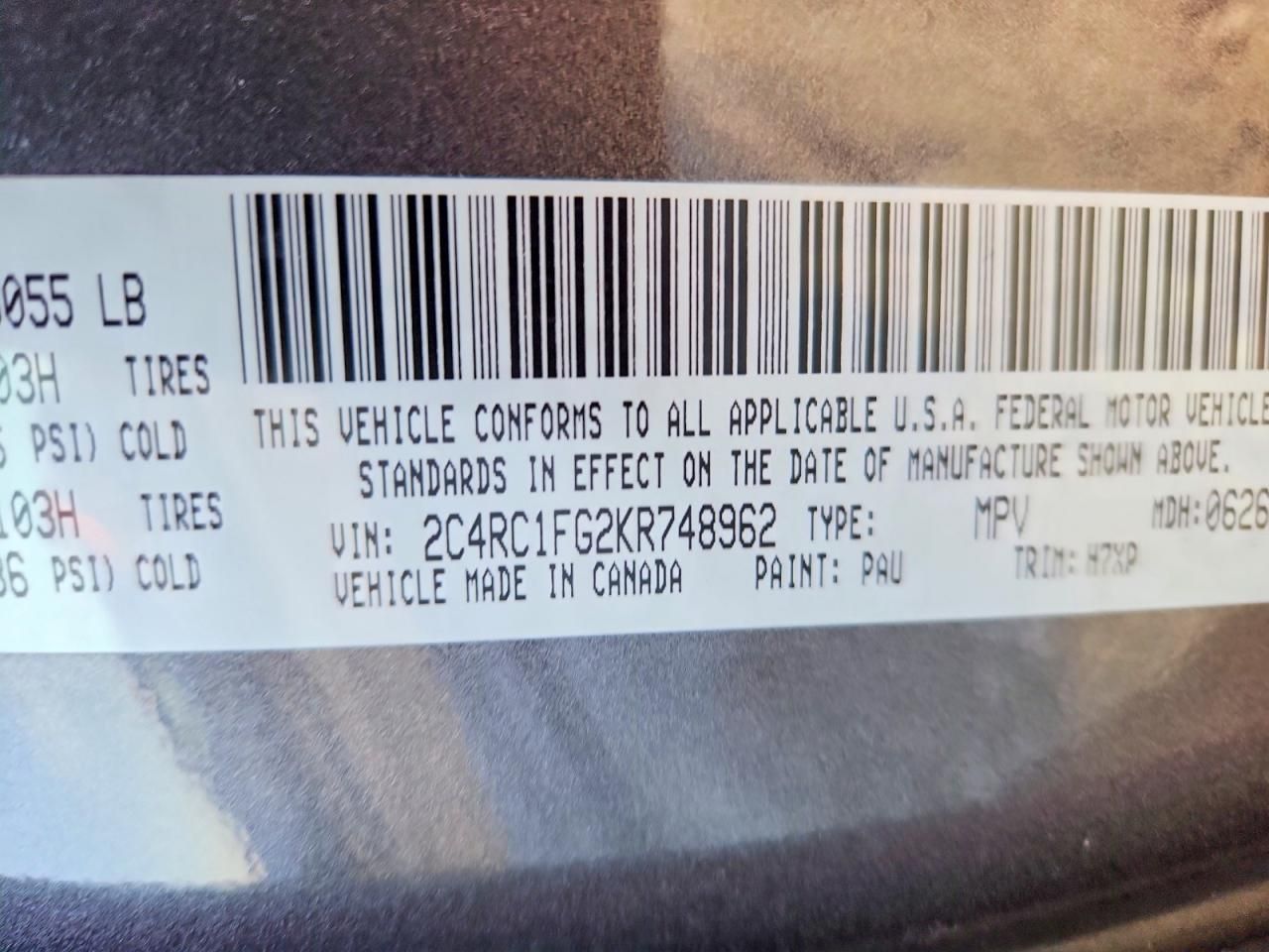 2019 Chrysler Pacifica Touring Plus