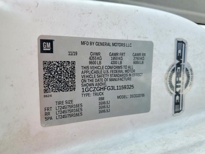 2020 Chevrolet Express 3500 Cargo Utility / Service Van
