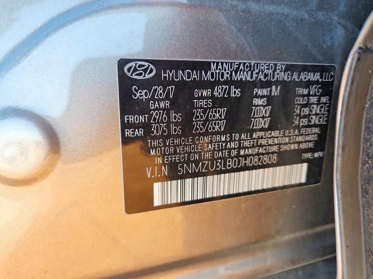 2018 Hyundai Santa fe Sport