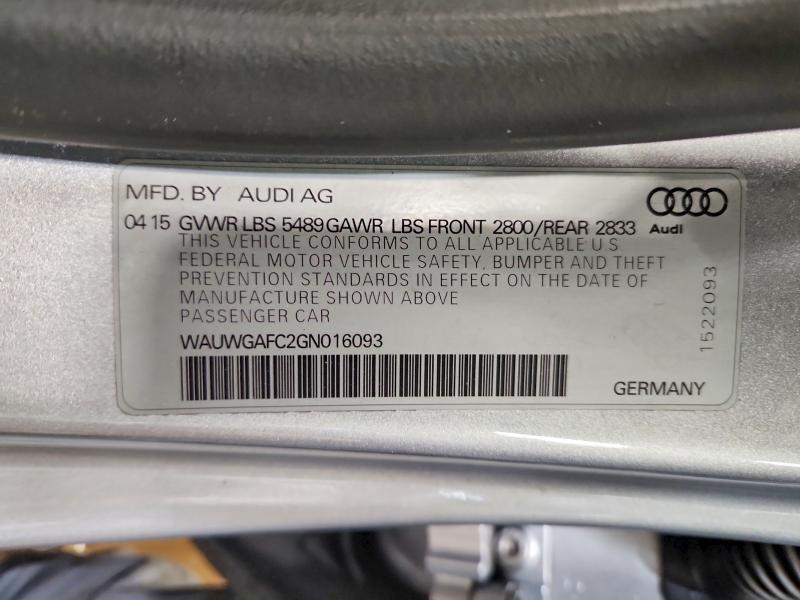 2016 Audi A7 Premium Plus