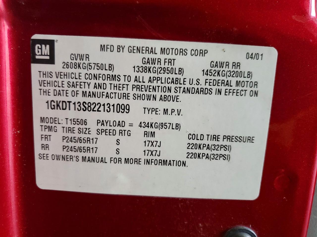 2002 GMC Envoy