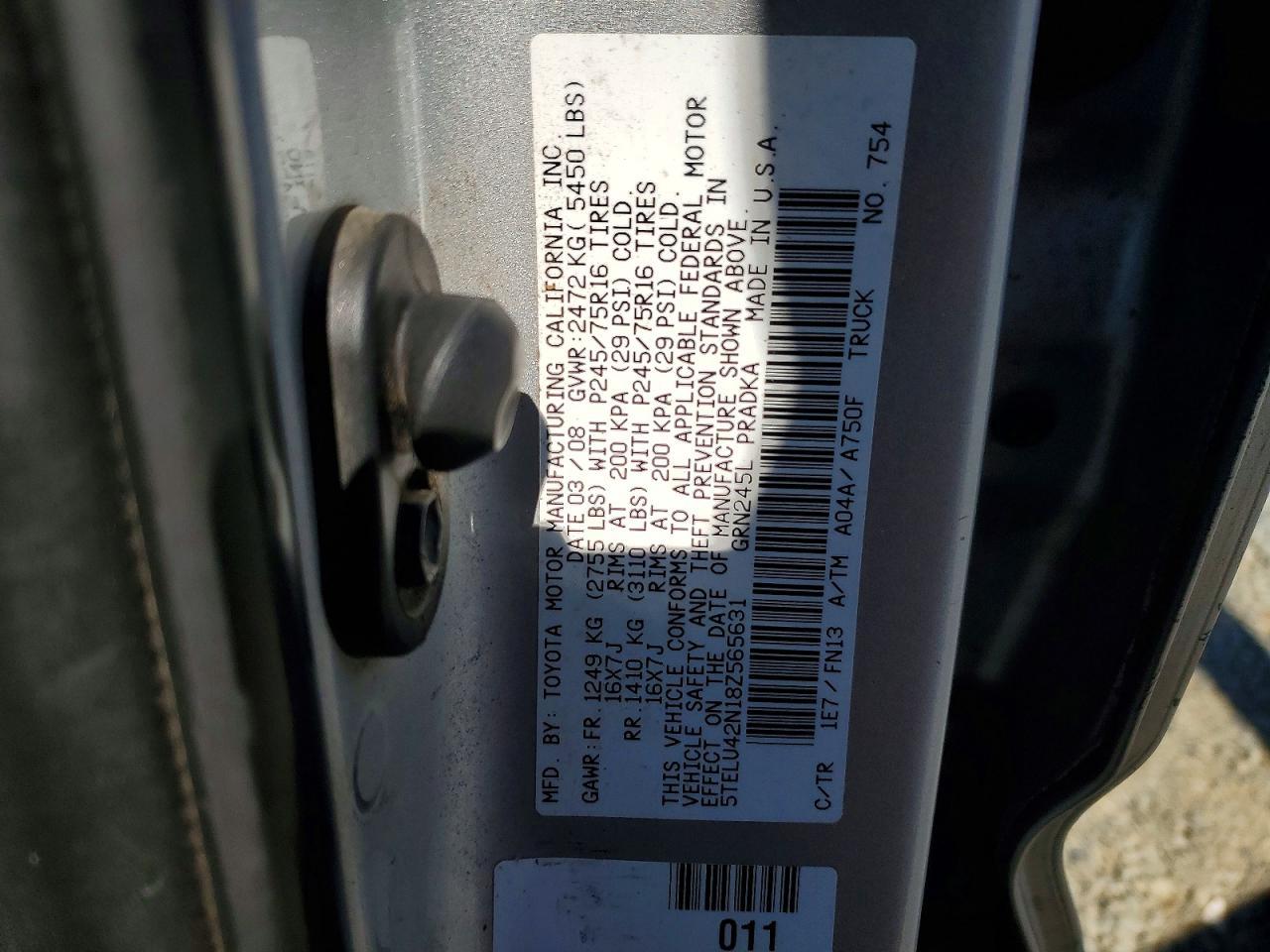 2008 Toyota Tacoma Double Cab
