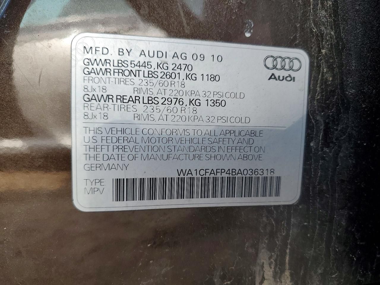 2011 Audi Q5 Premium