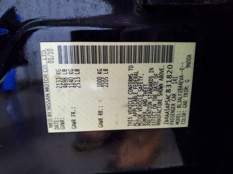 2010 Nissan Maxima s