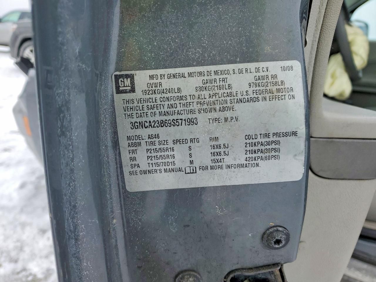 2009 Chevrolet Hhr lt