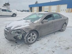 Salvage cars for sale from Copart Woodhaven, MI: 2010 Chevrolet Malibu 1LT
