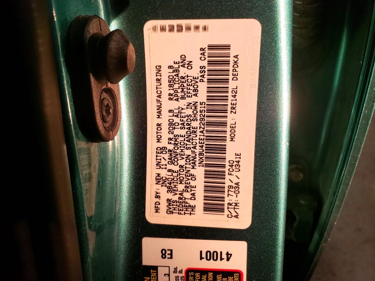 2010 Toyota Corolla Base
