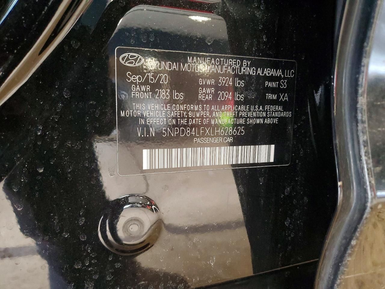 2020 Hyundai Elantra sel