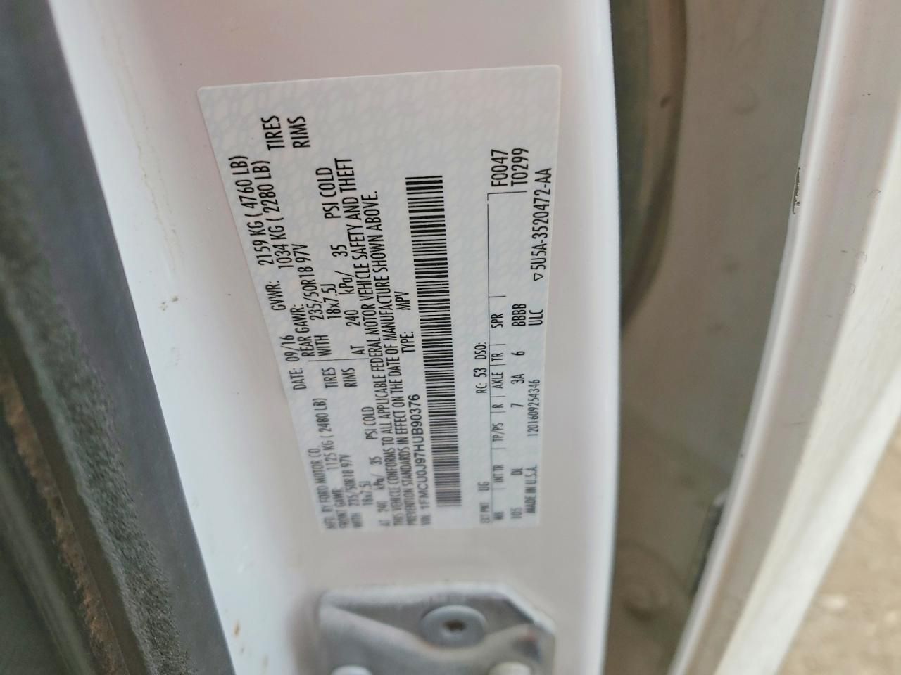 2017 Ford Escape Titanium