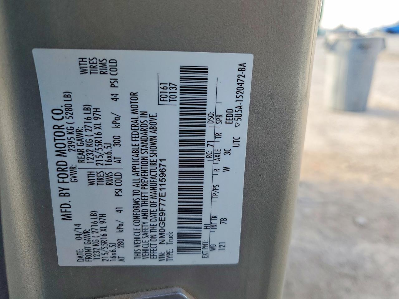 2014 Ford Transit Connect xlt